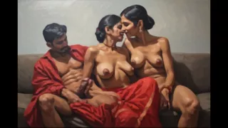 Stepmom gives blowjob and gets her wet pussy fucked and cummed on her tits