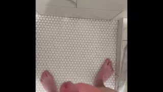 Masturbating in the shower