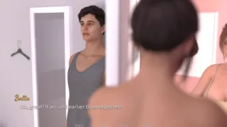 Stepbrother helped his stepsister wear a bra