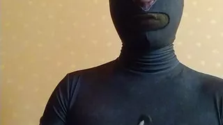 I masturbated comfortably while getting excited in a jumpsuit that could turn into a cat!