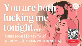 ASMR Audio Porn: Friends with Benefits Bi MFM Threesome with Anal Sex & Double Penetration - Erotic Audio