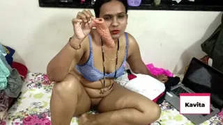 Desi Indian Kavita Bhabhi lying in bikini calls her brother-in-law to fuck her and both of them enjoy sex together