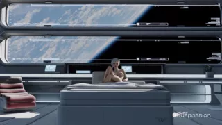 Nexus 3 Orbit Meta. 3D Animation Fuck on a Space Station with Sexy Blonde