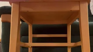 Huge Shooting Squirts with My Purple V-soaking the Floor