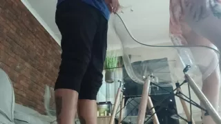 Some fun fucking dildo while my friend watches me