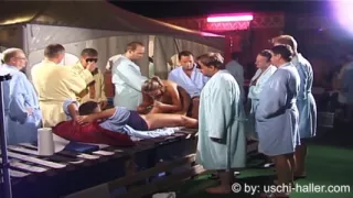 Mega Outdoor Gangbang Party on the Roof Terrace of the Pascha in Cologne