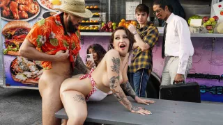 Food Truck Serves Big Oily Ass With Anna Chambers, James Angel - Brazzers