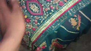 Beautiful Bhabhi in the village kitchen, left as a horse