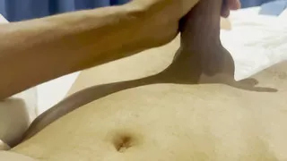 latin skinny boy jerking off and cumming