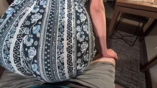 creaming shorts during lap dance from redhead