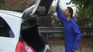 French bitch in stockings takes a big dick in her tight asshole