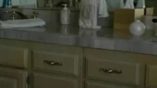 Big boobed babe gets a facial after hot anal sex