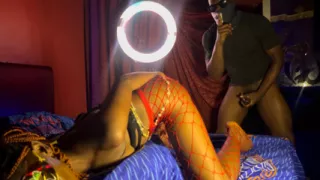 Ohh SHITT!! Thought no one was home!!! Not knowing zaddy was watching all along!!