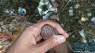 Indian Desi Boy outdoor CumShort  Masterbation