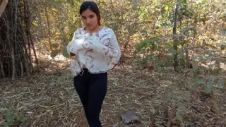 Daring Indian Kamini Bhabhi Getting Fucked in Jungle