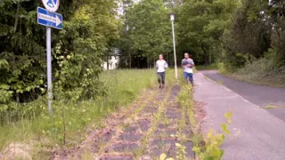 Sexy big ass brunette enjoying in hard outdoor fuck in her wide pussy