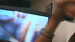 This Black Girl Masturbates with a Fake Cock While Watching Porn Then Gets Fucked by a Real One