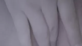Satisfying myself. Fingers in her pussy. I love it