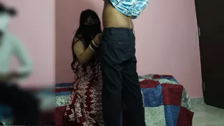 Father in law and husband threesome with wife for pregnancy