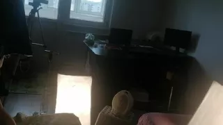 Sexy wife with hairy pussy dances naked. Wife hairy pussy, big tits, big ass. Amateur milf massages herself with a vibrator.