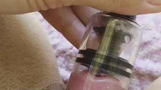 A swollen clitoris looks even fleshier up close