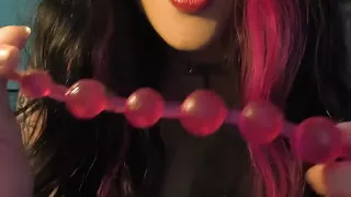 Young Girl Dancing and Playing with Her Anus