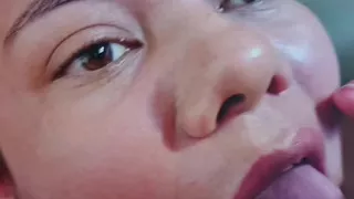 Beautiful Excited Wife Sucking Delicious