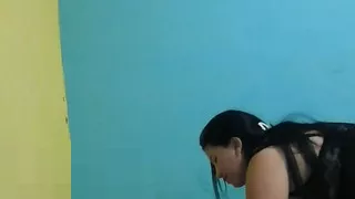 My landlord is happy because this is how I pay the rent, by fucking a fat married man.