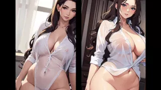 Sexy AI Generated Anime Babe in Hot Poses