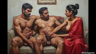 Desi hot foursome wife sharing with my cousin brother, desi wife enjoying foursome sex