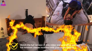 Training Zero Femdom An Evening Sensory Deprivation Bondage for my Slave! Anal Fisting Orgasm Face Sitting Real Homemade