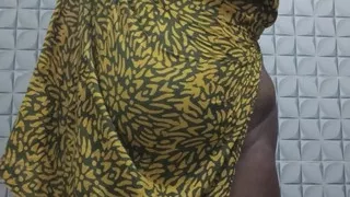 Desi girl relaxing bath time