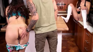 &quot;STEP-DADDY! NO! THE MAID IS WATCHING!&quot; 18yo Stepdaughter taboo