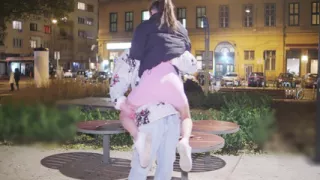 "CUM INSIDE ME!" - Petite Italiana Eva Generosi Picked Up In Public For Pussy Creampie