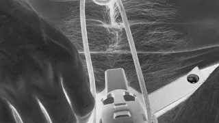 Multiple ruined orgasms in chastity cage with 30cm long penis plug