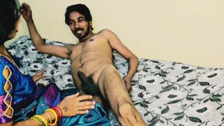 Invited to my sexy village gf at her house, my gf made me very hot, she had audio sex with a lot of heat.