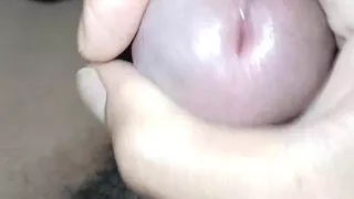 Big white cock cums on the cock until it explodes and thick cum smears the World's Largest Penis