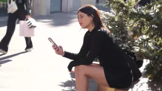 Adda, a Young Spanish Girl on Holiday in Cannes