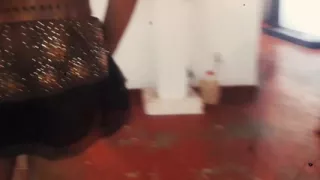 stepmum getting ready for the party