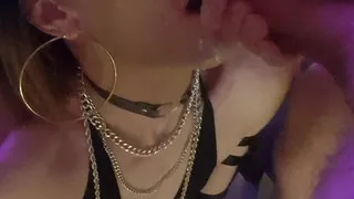 This Bitch Didn't Pay Her Rent, She Will Serve as a Dick Juice Support for Her Owner. Vanessabitchx