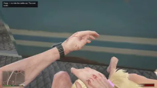 Tracey have sex with her Sugar daddy Trevor in cable car