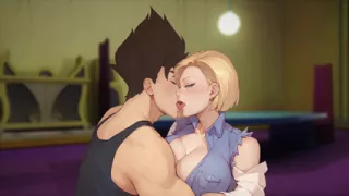 Divine Adventure - The Second Passionate Kiss with Android 18