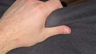 Dominant Gentleman Teasing His Hard Cock Bulge Stroking POV