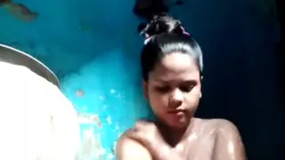 Homemade Desi Bathing and Fingering With Soap