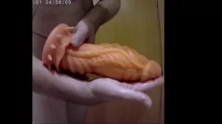 Huge Dildos in tight ass