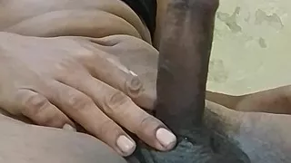 My cumshot on bedroom