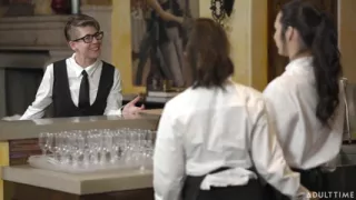 Transfixed - Horny Caterers with Good Chemistry Khloe Kay & Jane Wilde Have Sneaky Sex at Work