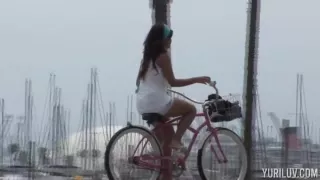Yuri Luv in Beach Bike Ride Clip#4