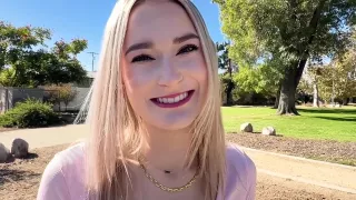 Flashes Her Pussy And Fucks - Thea Summers, Donnie Rock And Petite Blonde