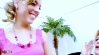 Ally kay : battle of ginger and blonde lesbians